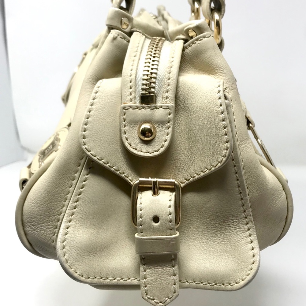 Céline Ivory Calf Boston Bag w/Macadam Hardware - Picture 5 of 11